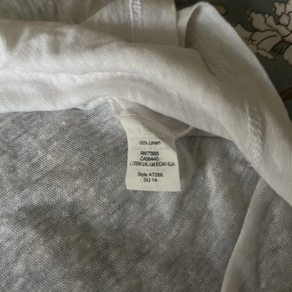 J.Crew linen slub baseball tee - Picture 6 of 8